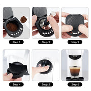Simplecoffee Wiederverwendbare Nespresso-Kapsel aus Edelstahl gefüllt mit frisch gemahlenem Kaffee – nachhaltige Alternative zu Einwegkapseln