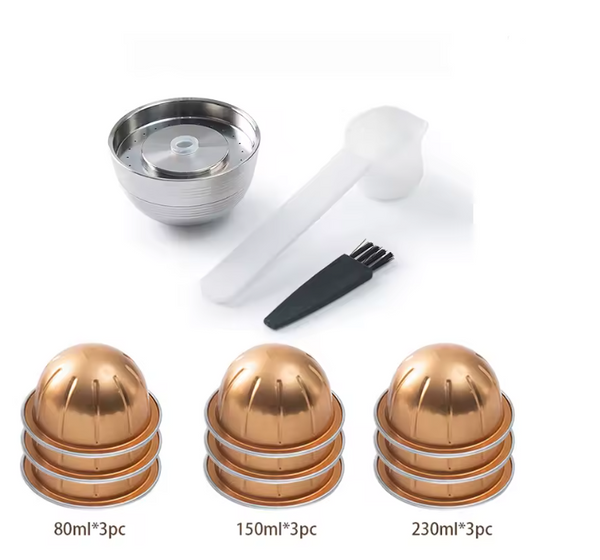 Simplecoffee - Nespresso Vertuo Next + Pop wiederverwendbare Kapseln