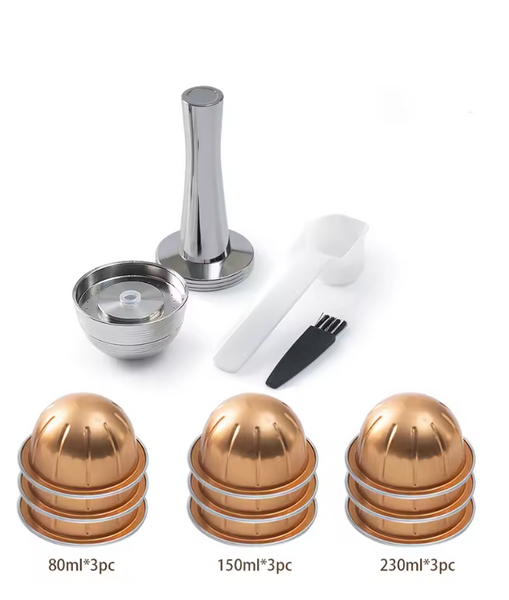 Simplecoffee - Nespresso Vertuo Next + Pop wiederverwendbare Kapseln